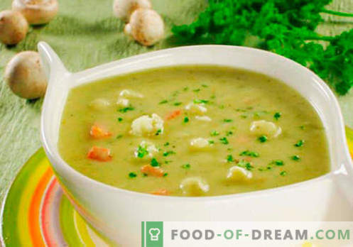 Супа от кашкавал - доказани рецепти. Как да правим и да готвя супа с топено сирене.