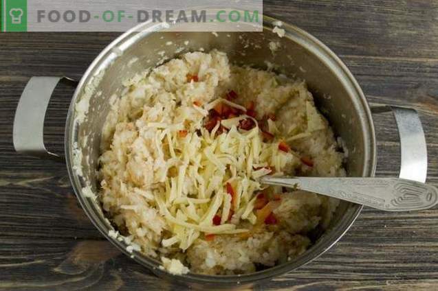 Мързеливи зелечета във фурната с ориз и пиле в доматен сос