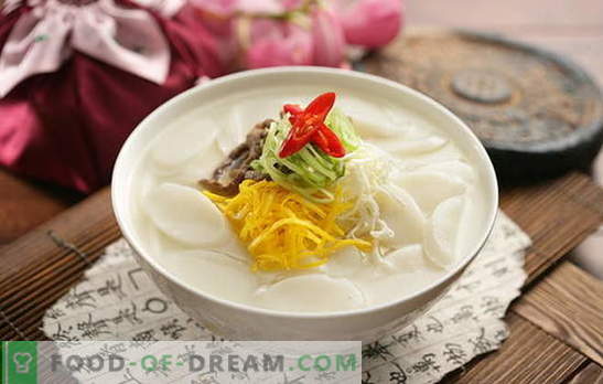 Корейска супа - ароматна, гореща и силна! Рецепти за корейски супи: Дайкон, морски дарове, юфка, зеле, тофу