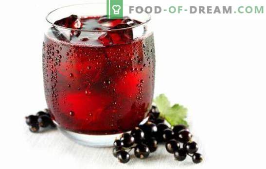 Currant juice is a whole army of vitamins! Recipes of different juices from red and black currant