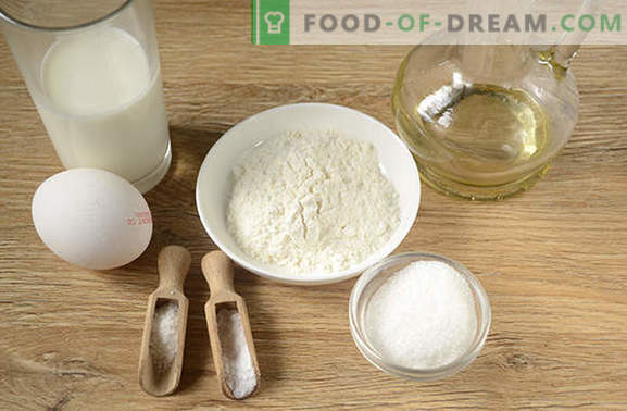 Палачинки на мляко: суха американска версия на обичайните аромати! Авторска стъпка по стъпка фото рецепта на палачинки на мляко - проста вкусна