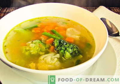 Sopa de coliflor - las mejores recetas. Cómo cocinar correctamente y sabrosa la sopa de coliflor.