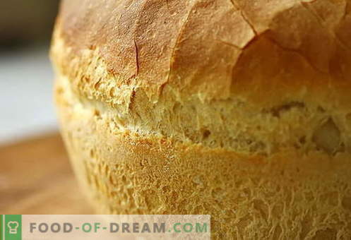 Хлябът във фурната - най-добрите рецепти. Как правилно и вкусно да се готви хляб във фурната.