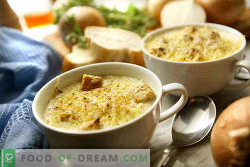 Лучена супа - най-добрите рецепти. Как да правилно и вкусно готвене лучена супа.