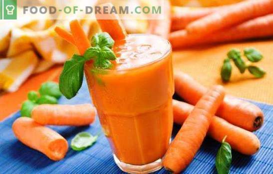 Тиква и сок от моркови у дома - склад на витамини и хранителни вещества! Сокът от тиква и морков, който завладява с невероятния си вкус: рецепти и тайни