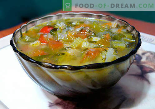 Супа от целина - Доказани рецепти. Как правилно и вкусно да се готви супата от целина.