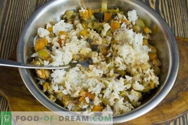 Зеленчукова салата с ориз за зимата