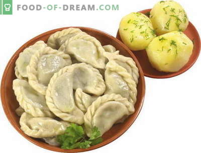 Dumplings met aardappelen - de beste recepten. Hoe goed en smakelijk koken dumplings met aardappelen.