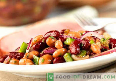 Red Bean salat - tõestatud retseptid. Kuidas valmistada punase oa salatit.