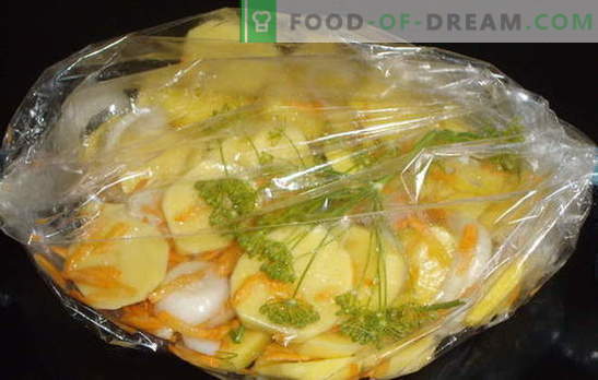 Печени картофи в ръкава във фурната - чудесно! Картофи в пещ в пещ: класически и нови рецепти