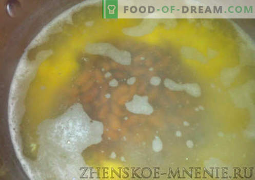 Супа с кафяв боб - рецепта със снимки и описание стъпка по стъпка