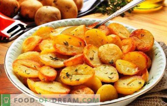Пържени картофи в бавна печка: хрупкави, ароматни. Най-добрите рецепти за пържени картофи в бавен котлон с лук, гъби, чесън