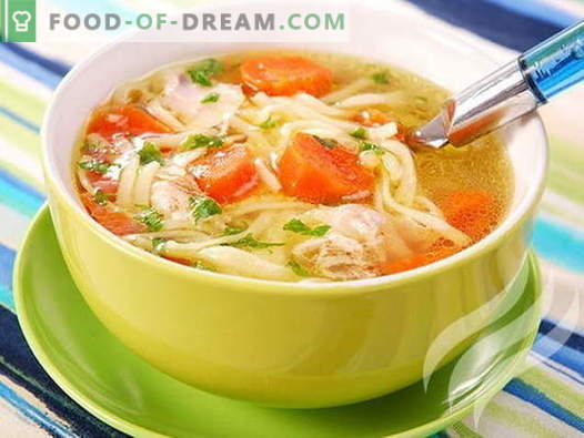 Пилешка супа - доказани рецепти. Как правилно и вкусно да се готви пилешка супа в бавен котлон.