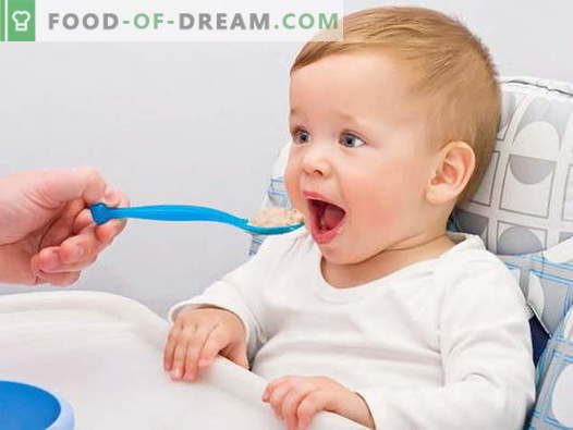 Бебешки зърнени храни - най-добрите рецепти. Как да готвя каша за деца.