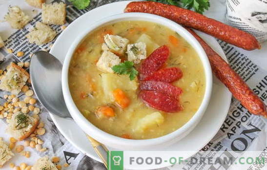 Грах супа в бавен печка (снимка): технология на охрана за обяд. Фото-рецепта стъпка по стъпка: супа от грах в бавен котлон. Ние изглеждаме!