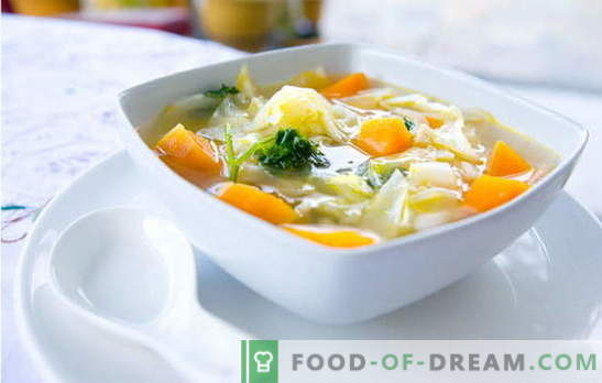 Grönsaksoppa - en maträtt med en armé av vitaminer! Enkla recept av grönsaksoppa med dumplings, hirs, bönor, ost, kyckling