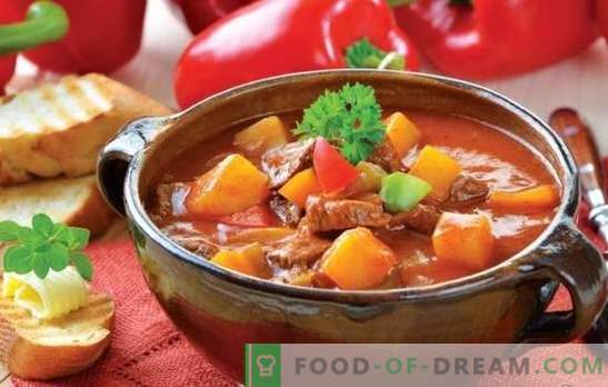 Супа с месо и картофи: рецептите са прости и много прости. Картофени и месни супи: постно, пилешко, говеждо, зеленчуково