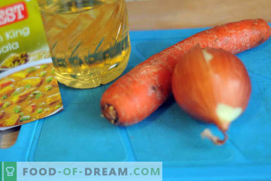 Розова сьомга с моркови и лук - лесно е! Стъпка по стъпка фото-рецепта, инструкции за приготвяне на розова сьомга с моркови и лук