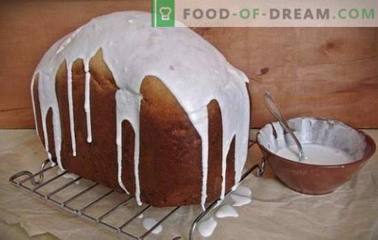 Великденска торта в хлебопроизводителя - винаги работи! Как да готвя буйна торта в хлебопроизводителя: рецепти със сушени плодове, цитрусови плодове, мед
