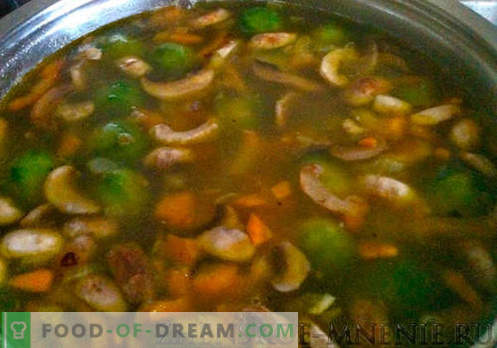 Гъбена супа - рецепта със снимки и описание стъпка по стъпка