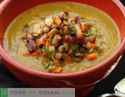 Супа от леща - най-добрите рецепти. Как да правилно и вкусно приготвя супа от леща.