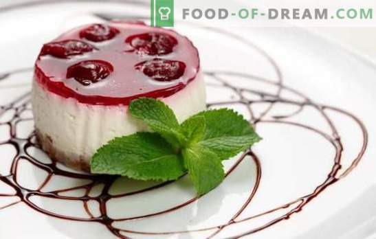 Десерти с желатин: вкусно и лесно. Най-добрите рецепти за десерти с желатин с плодове, горски плодове, извара, сметана