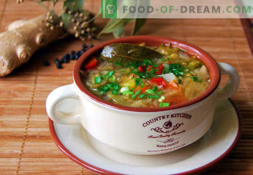 Бонска супа - доказани рецепти. Как да правилно и вкусно готви Бон център.