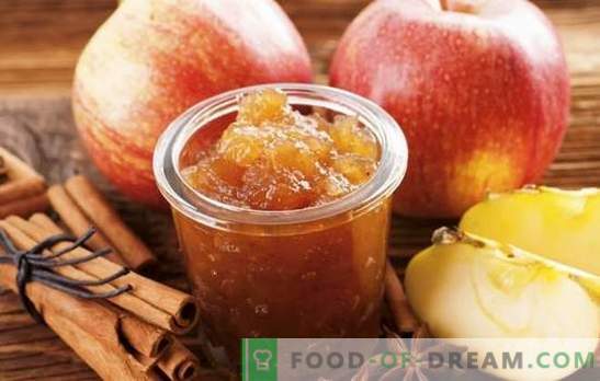 Домашно сладко от ябълки за зимата - необходимата подготовка! Рецепти на различни ябълки от ябълки у дома