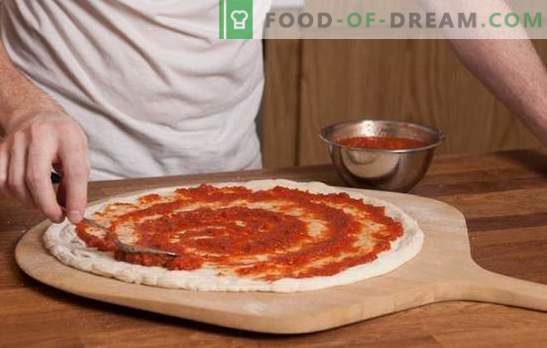 Доматен сос за пица - основа на италиански пай! Рецепти за домати, сосове от домати, макаронени изделия, чесън, маслини