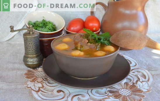Арменските супи са шедьоври сред първите ястия. Рецепти Арменски супи със зеленчуци, леща, боб, кисело мляко, кюфтета