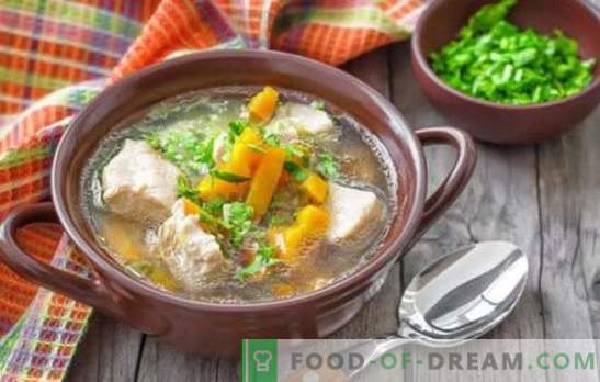 Свинска супа с картофи - прости и ароматни рецепти. Как да готвя богата супа за свинска супа с картофи
